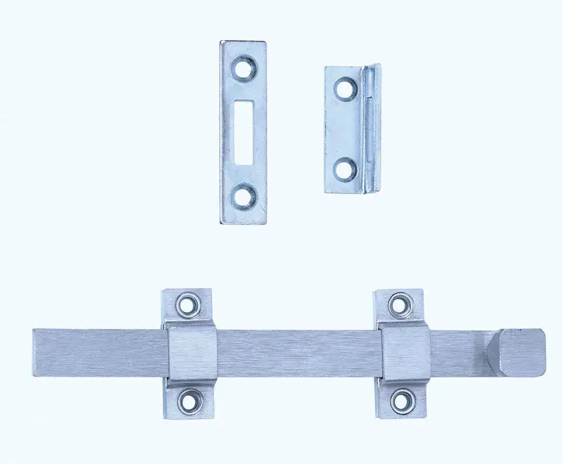 Tell Satin Chrome Solid Brass Surface Bolt Doors and Windows