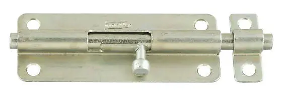 National Hardware N151-738 Barrel Bolt Screws 5 Inch Zinc Plated Doors and Gates