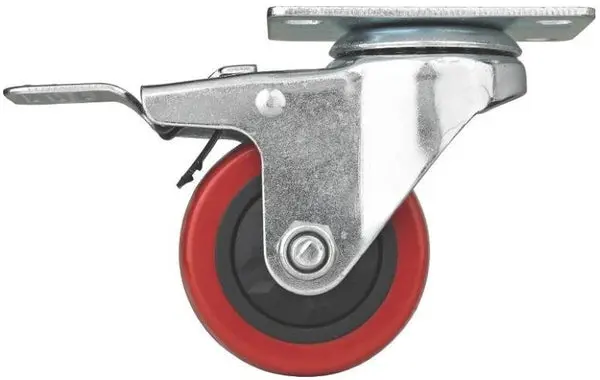 ProSource JC-387-G Swivel Caster Brake 4 Inch Heavy Duty Mobility