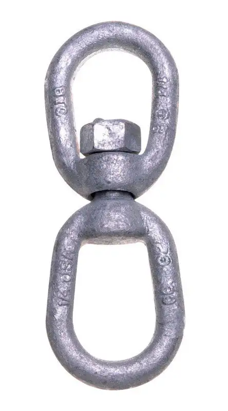 Campbell Galvanized Forged Steel Eye and Eye Swivel 1250 lb Rigging