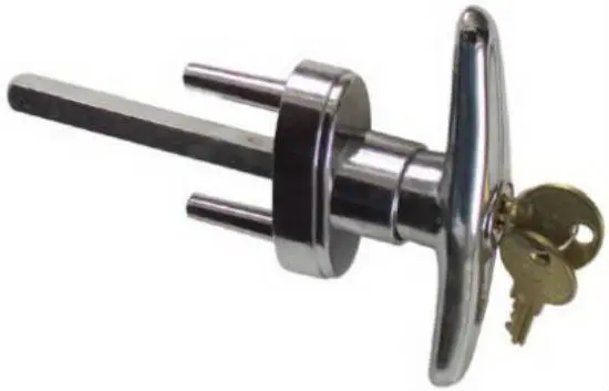 National Hardware N280-677 Locking T-Handle 5/16 x 3-3/4 Inches Chrome