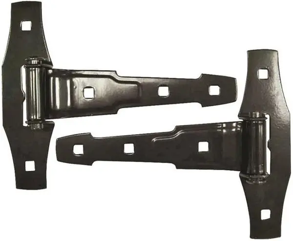 Prosource 33147PKB-PS Ornamental T-Hinge Steel Black 8 Inch L Doors