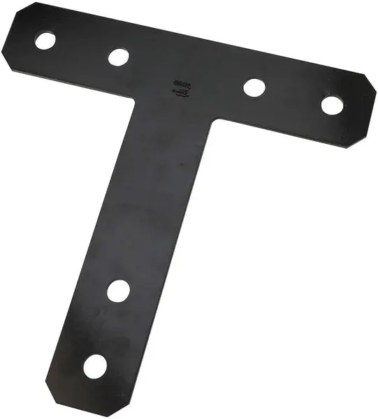 Stanley N266-473 T-Plate 12 x 12 x 3/16 Inches Black Heavy Duty