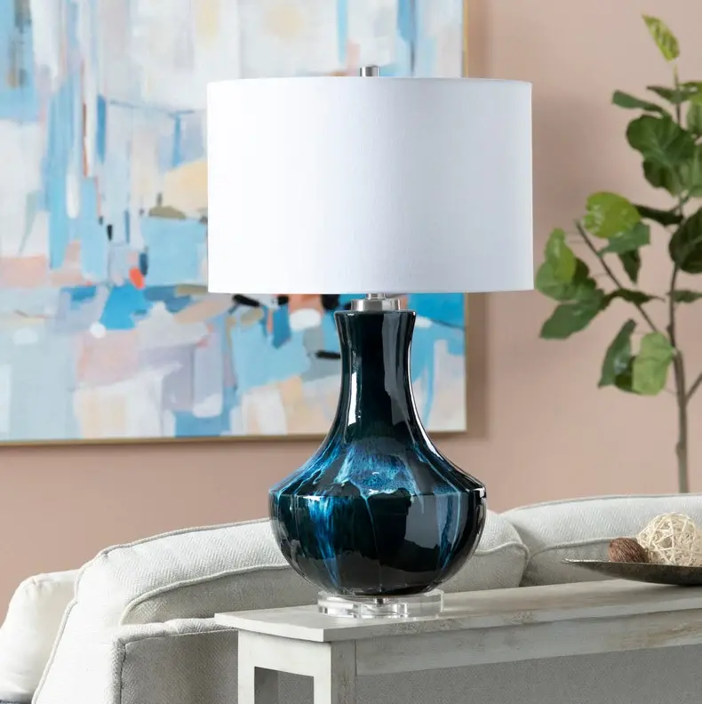 Dimmable LED Maya Glazed Table Lamp