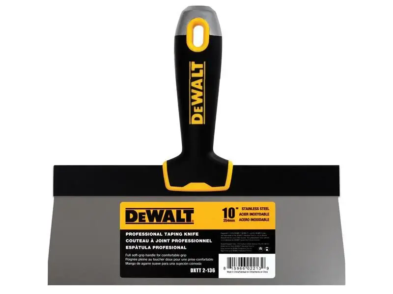 Dewalt Dry Wall Plush Grip Taping Knife 250mm (10in)