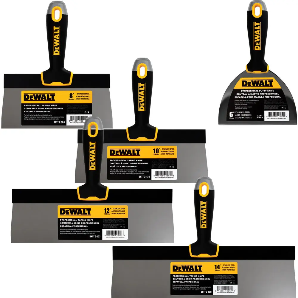 DeWalt Stainless Reinforced Taping Knife Set DXTT-3-171