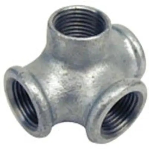 B & K 510-814 Tee Side Outlet 3/4 Inch Galvanized Pipe Fitting Plumbing B u0026 K
