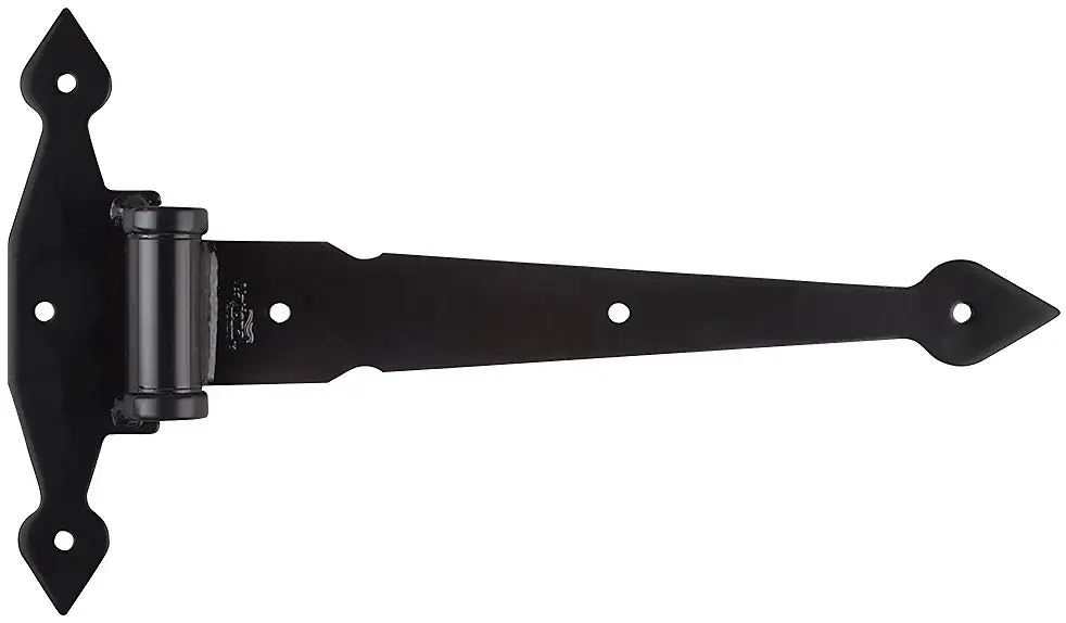 National Hardware N100-053 Spb8591 Heavy Duty Ornamental Tee Hinge Black 13 Inch