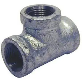 1-1/4-Inch Galvanized Equal Tee Pipe Fitting Efficient Plumbing Various