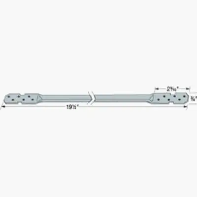 Simpson Strong-Tie 19.5 . Galvanized Steel Tension Bridging Structural Support