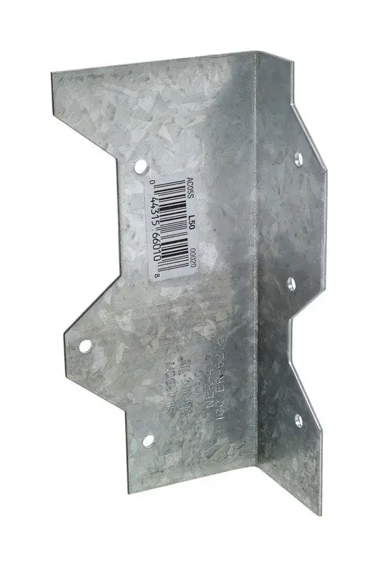 Simpson Strong-Tie 2.44 . Galvanized Steel Tension Tie 11 Ga. Structural Support
