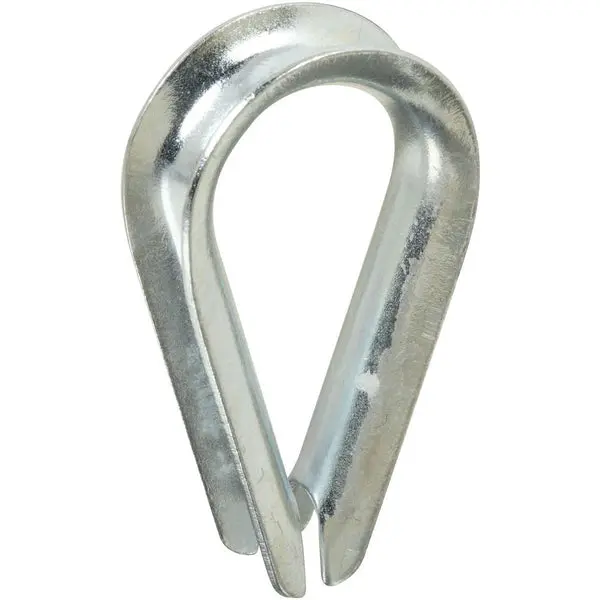 National Hardware Zinc Plated Steel Rope Thimbles 3/4 Inch Marine and Rigging