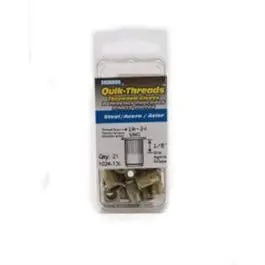 Steel Threaded Insert 1/4-20 Wood Metal Repair and Reinforcement Various
