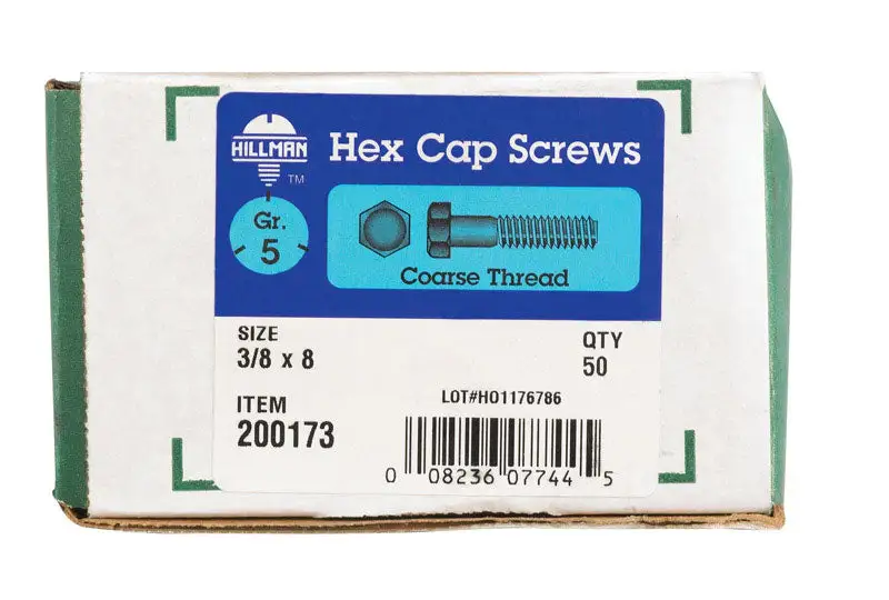 Hillman 3/8 . D X 72 . L Galvanized Steel Threaded Rod