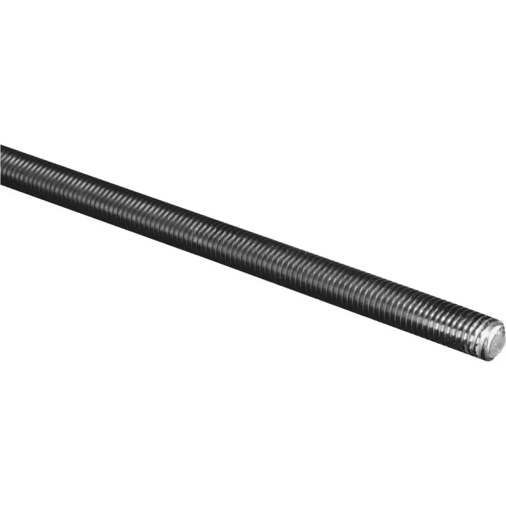 HILLMAN Steelworks 1/2 . x 3 Ft. Stainless Steel Threaded Rod Construction