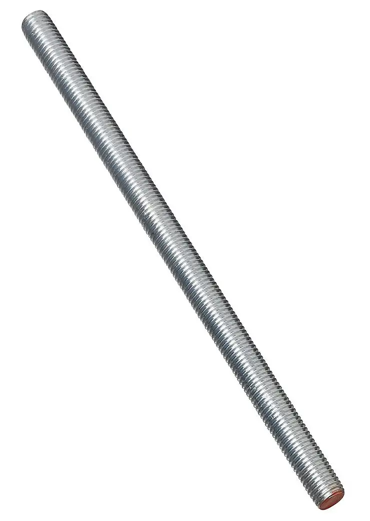Stanley 179630 Threaded Rod 5/8-11 x 72 Inches Low Carbon Steel Zinc Plated