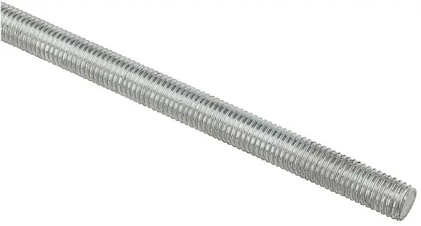 Stanley N338-186 Threaded Steel Rod 12mm x 1mm Zinc Plated