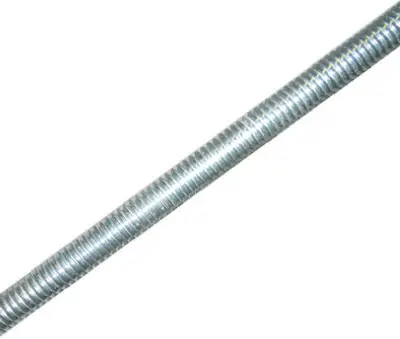 SteelWorks 11034 Coarse Threaded Rod 5/8-11 x 72 Inches Zinc Plated