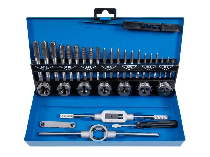 BlueSpot Tools Metric Tap and Die Adjust, 32 Piece