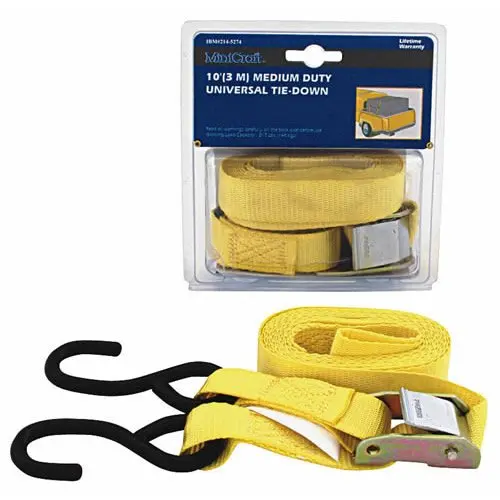 ProSource FH64053 Medium Duty Universal Tie-Down 10 Feet Securing Loads