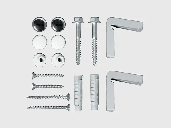 Set fixing screws floor-mounted toilet or bidet