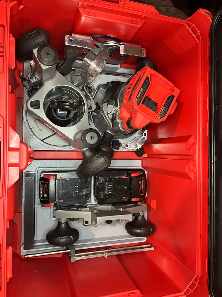 Packout Large Tool Box Insert M18 1/2" Router (MHR)