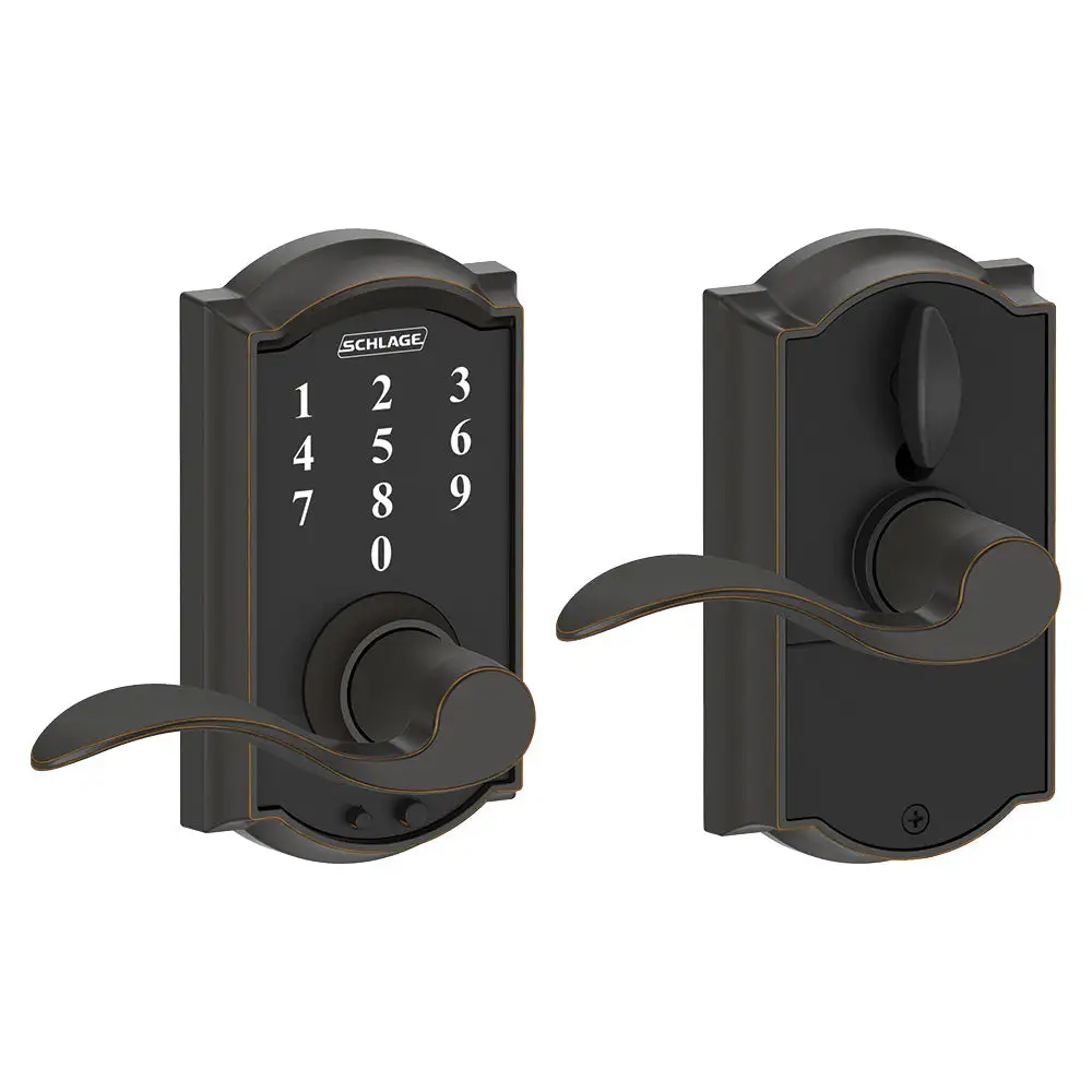 Camelot Touch Lock Flair Lever on Sale - Builders Hardware Tools Schlage