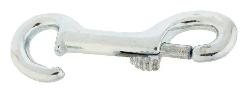 Campbell 3/8 . D X 2-7/16 . L Nickel-Plated Zinc Trigger Snap 30 lb Light Duty