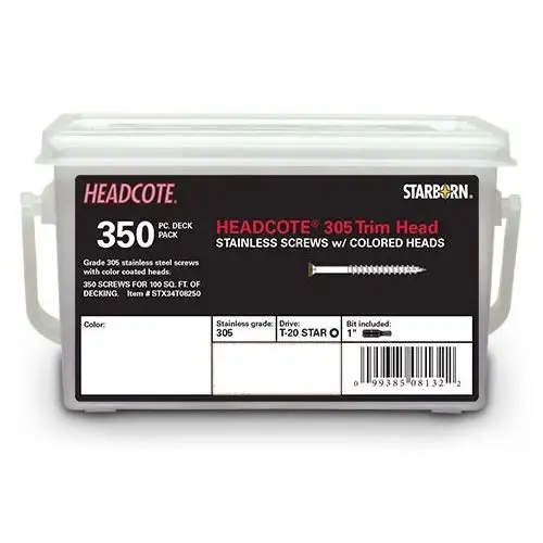 Headcote Trim Head Deck Screw - Low Price Construction Hardware Supplies Starborn