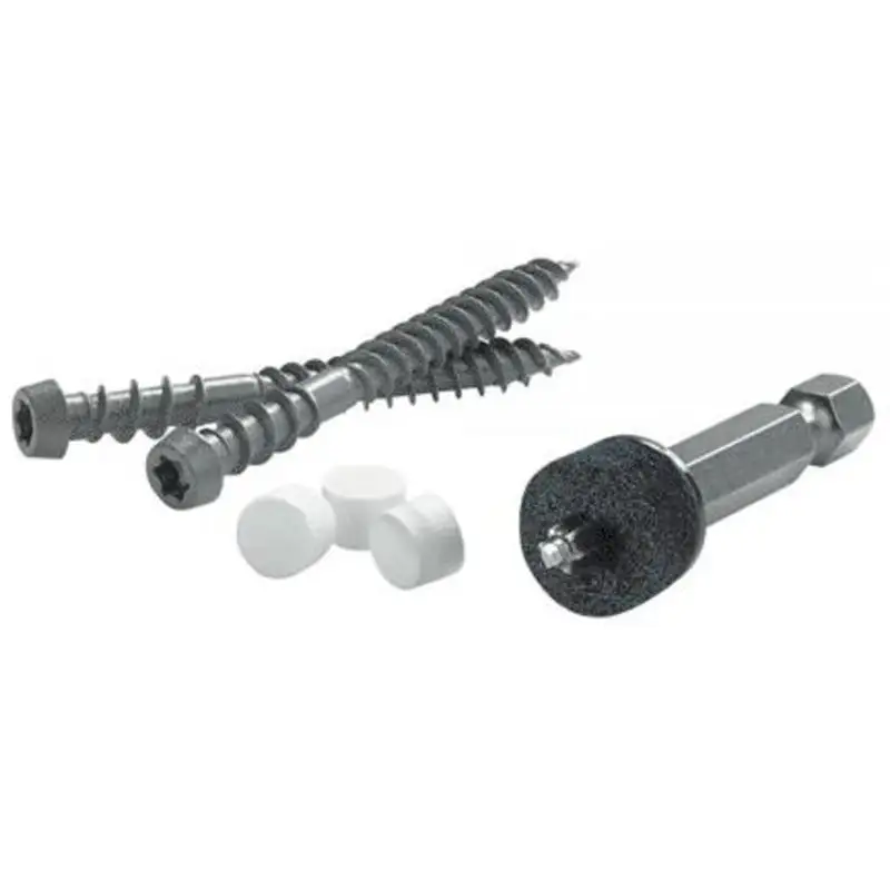 Cortex Azek No. 9 X 2 . Star Square Head Coarse Trim Screw