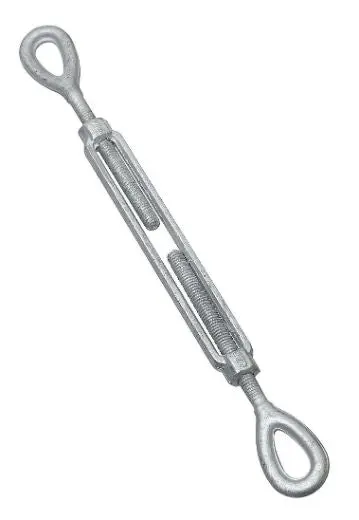National Hardware N177-394 Eye & Eye Turnbuckle 3/8 Inch x 6 Inch Galvanized