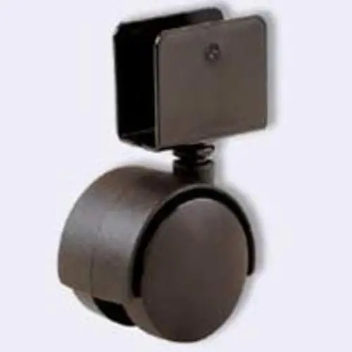 Shepherd Hardware 9420 1-1/2 Inch Twin Wheel U-Bracket Caster Heavy-Duty Use