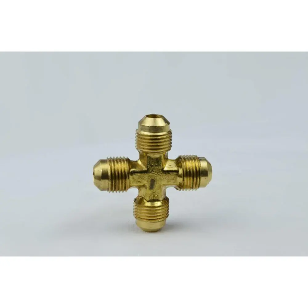 C1-8 United Brass 1/2" OD Warm alloy Flare Cross