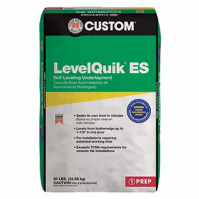 Levelquick Extended Set Self Leveling Underlayment 50 lbs Floor Leveling Compound Custom Building Products