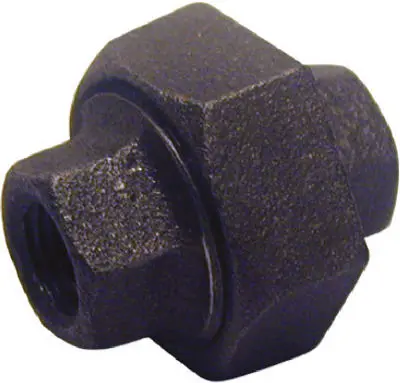 PanNext B-UNI10 Union 1 Inch Black Secure Pipe Connections