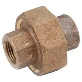 Red Brass Union Pipe Fittings 1- Lead Free - Plumbing Connector Various