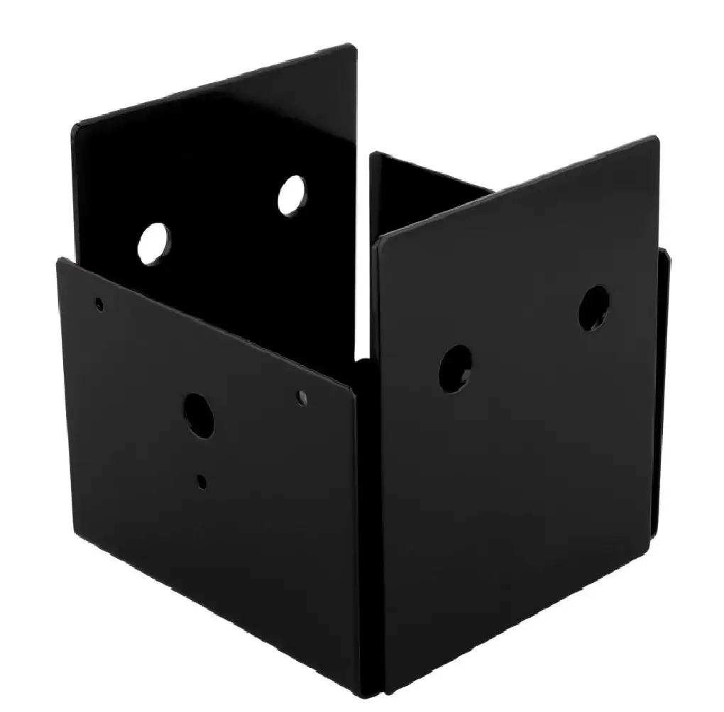National Hardware N800-211 Post Base Plastic Steel Universal Post Support Bracket