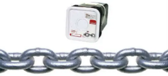 Campbell 0143336 Proof Coil Chain 150 Feet Galvanized Heavy Duty Use