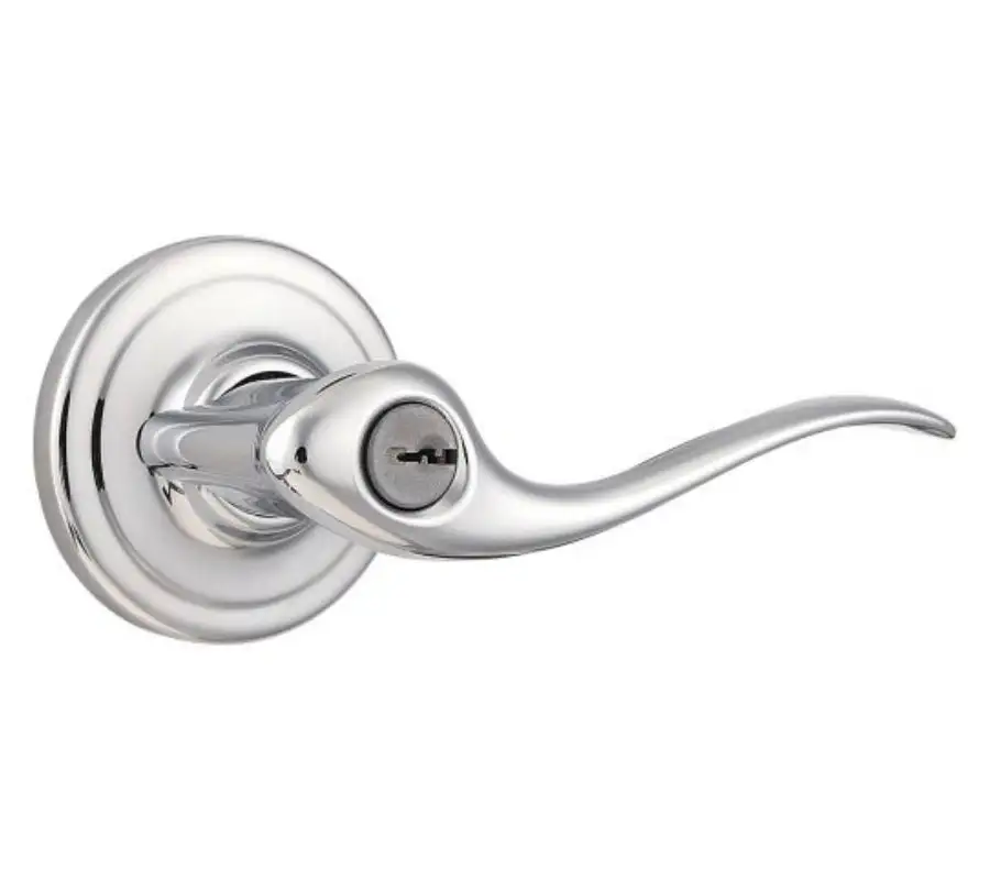 Tustin Vestibule Door Lever - Best Builders Hardware Equipment Store Kwikset