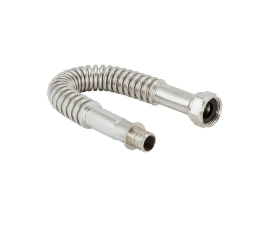 3/4" FIP X 3/4" F1807 CRIMP PEX 18" SS WATER HEATER CONNECTOR Stainless Steel