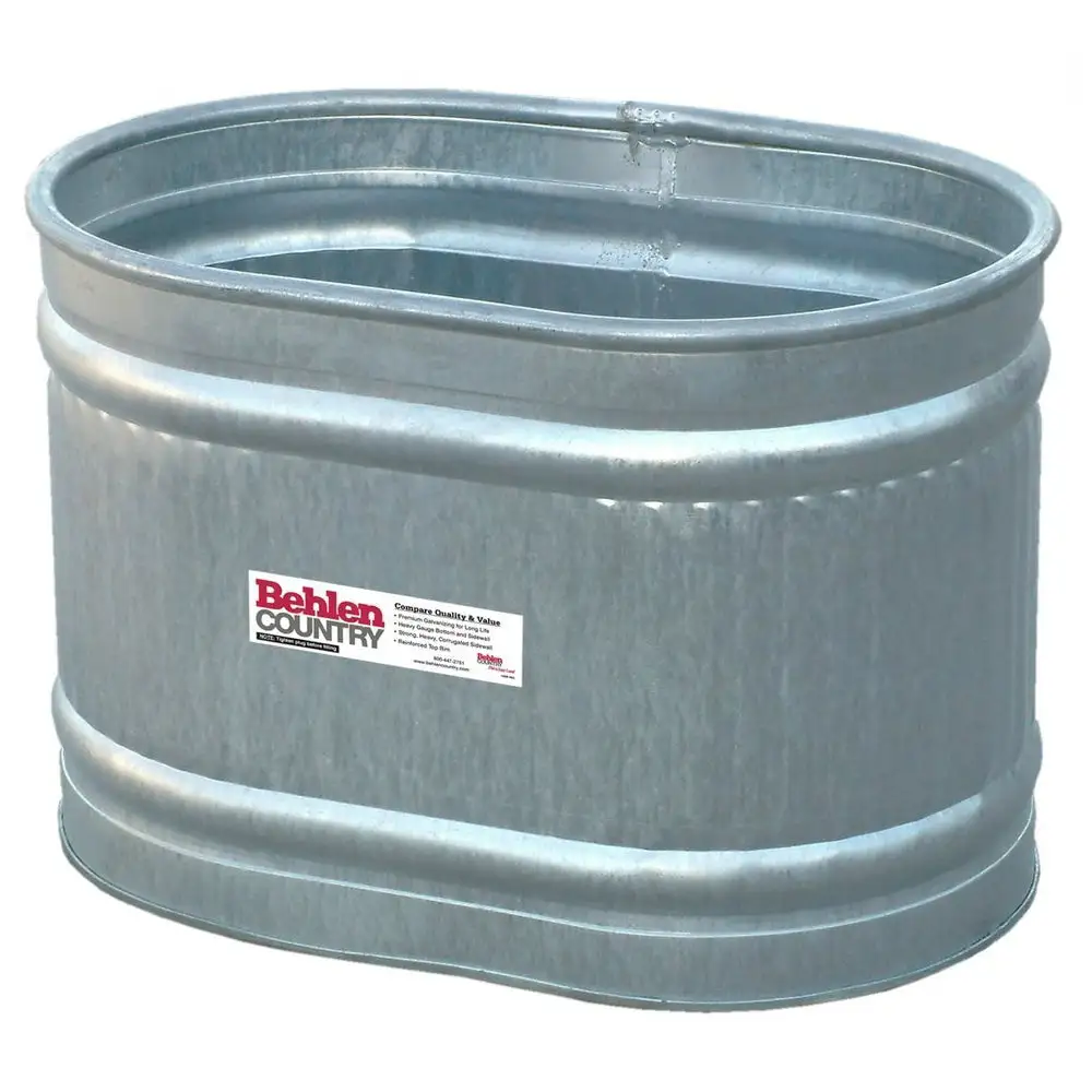 Behlen Country 50130018 Round End Stock Tank 71 Gallon 2' x 2' x 3'