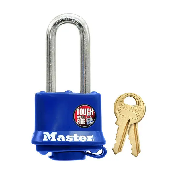 Master Lock 312DLH 1-9/16 Inch Laminated Padlock Weatherproof Cover