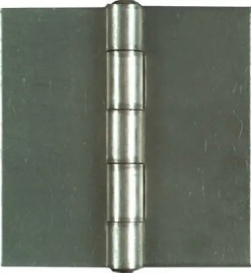 National Hardware Weldable Door Hinge 4x4 Inch Plain Steel Heavy Duty Doors