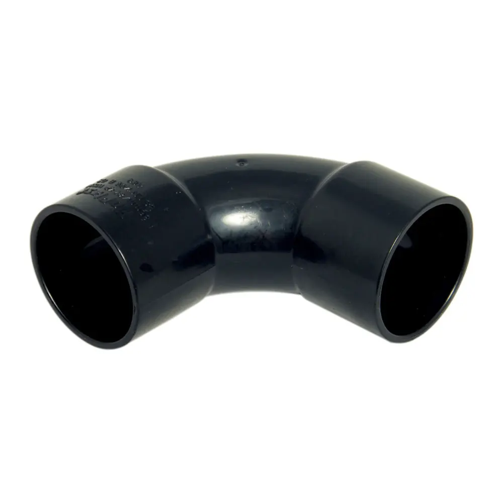 FloPlast ABS Solvent Weld 92.5 Degree Bend 50mm Ebony WS16B (Pack 10)