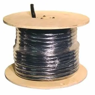 PREMIUM WELDS SOOW Non UL Power Cable, 8 AWG, 3 Conductors, 40 , 250 ft, Black, Spool