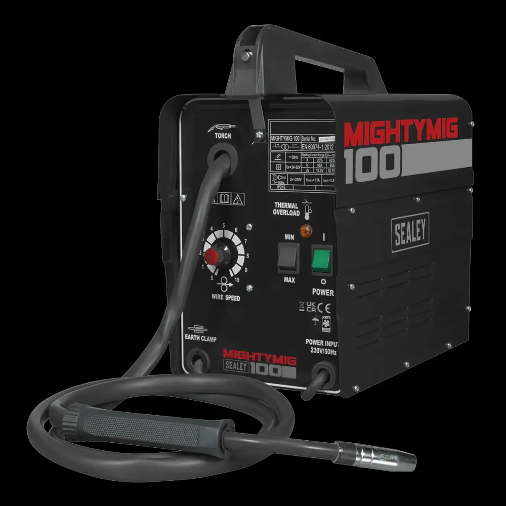Sealey MIGHTYMIG100 No-Gas MIG Welder 100Amp 230V