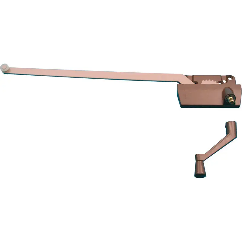 Prime-Line Bronze Steel Left Single-Arm Casement Window Operator Truth