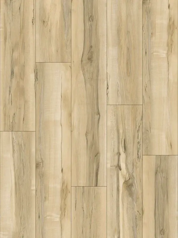 ProSelect Design ProFloor PF908 Flooring Plank, 60 L, 9 W, Stone Polymer Composite/Vinyl, Smithfield Maple