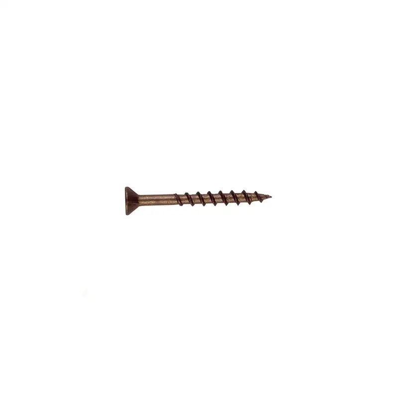 Grip-Rite No. 6 S X 1-5/8 L Phillips Yellow Zinc Wood Screws 1 lb Pack 12