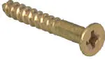 Hillman 385660 Phillips #6 x 1" Brass Wood Screws 100 Pack Hillman Fasteners